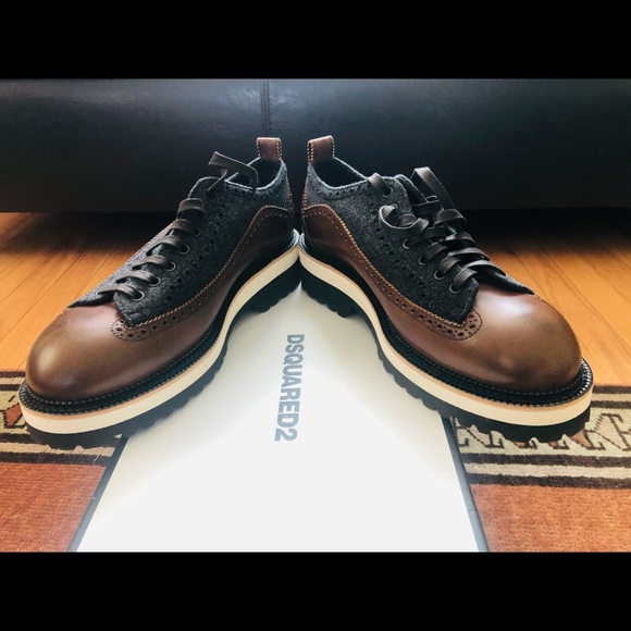 DSQUARED2 Men’s Brown Derby’s - Picture 2 of 8